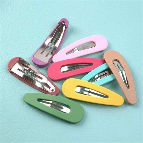 metal fabric snap clips|tiny hair clips on snap.